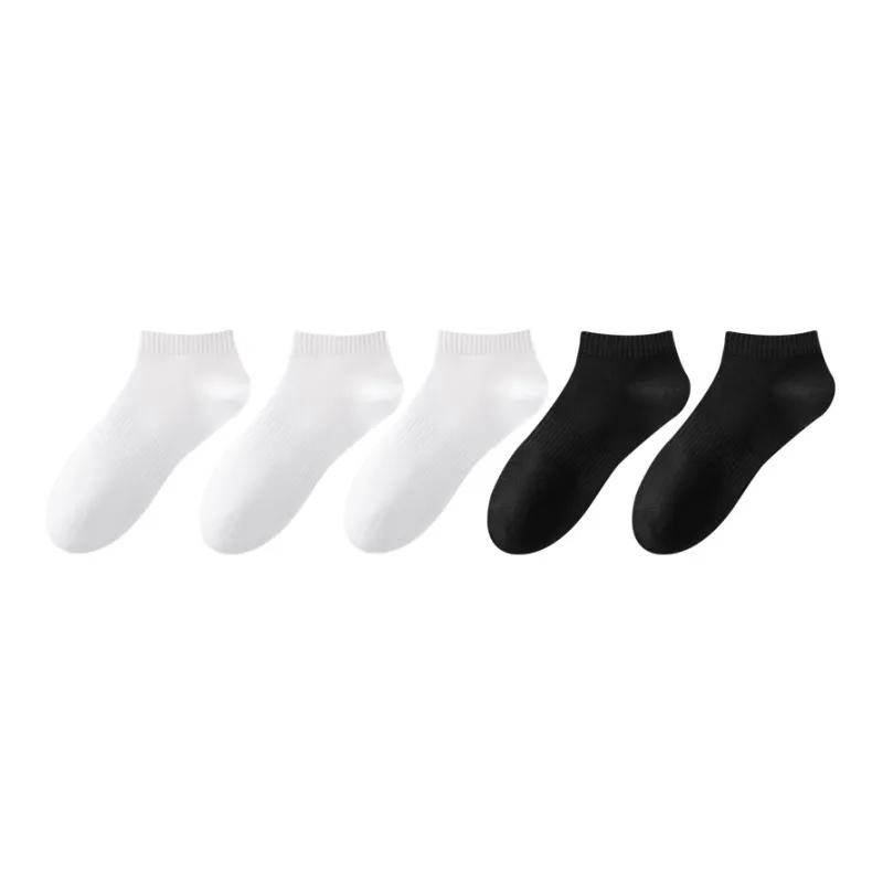Lan Miao No Show Socks Men's 5 Pack-6