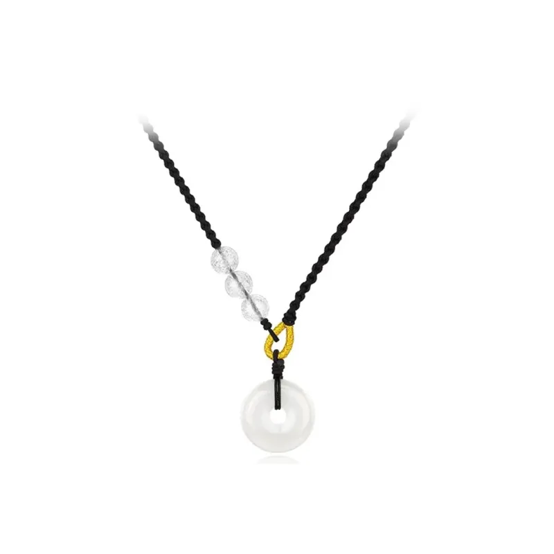 CHINA GOLD 925 Sterling Silver Necklaces Women's-3