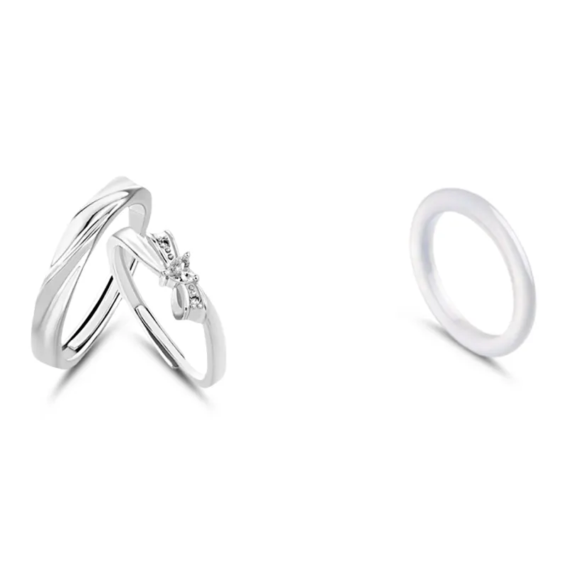 COPI Colored Glaze Rings Unisex-4