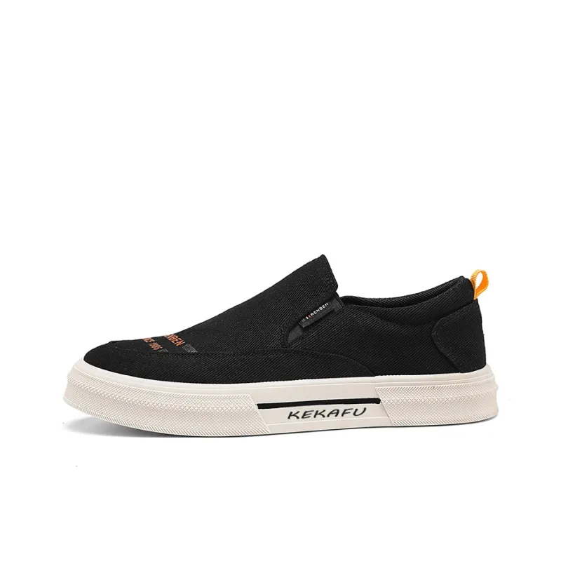 KEKAFU Anti Slip Wear Resistant Low Top Canvas Shoes Men's-0