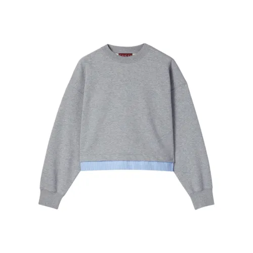 GUCCI FW25 Sweatshirt Women's Light Gray