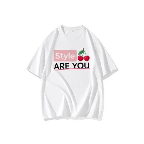 FAIRWHALE Drop Shoulder Sleeve T Shirt Women's