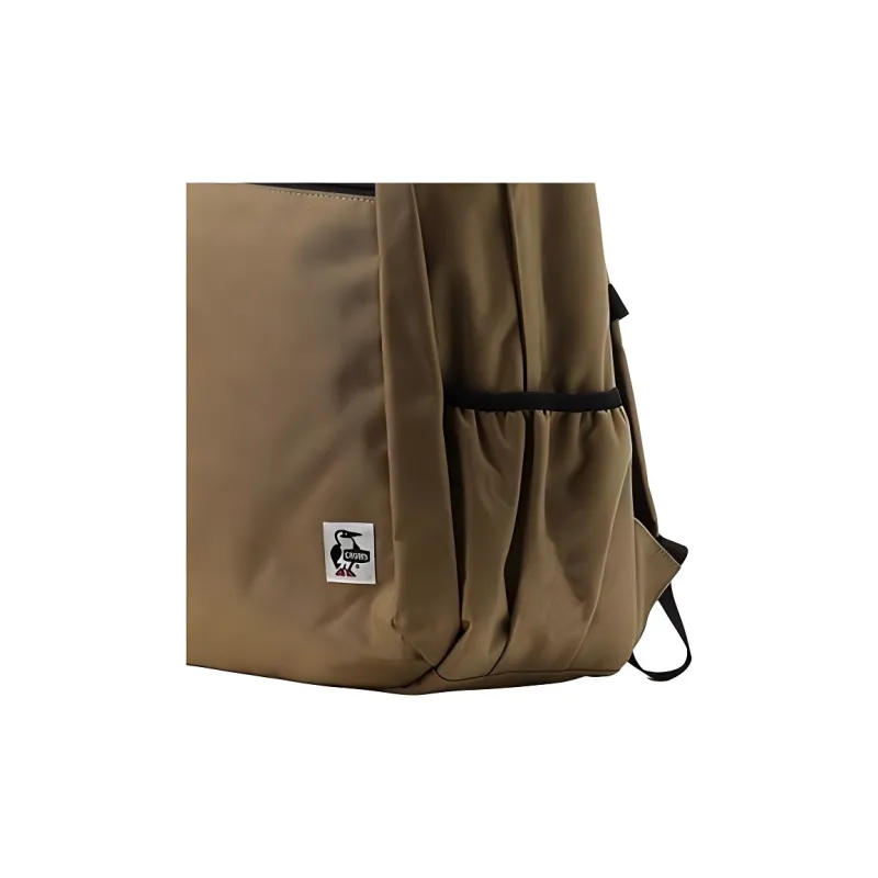 CHUMS Cotton Backpack Unisex Brown & Marine Blue-1
