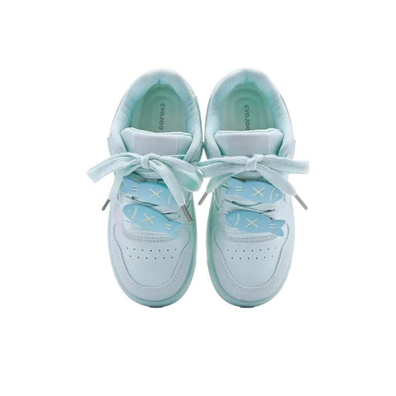 CVOJOO Anti Slip Wear Resistant Low Top Skateboard Shoes Women's-28
