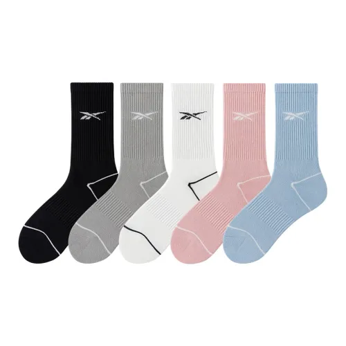 Reebok Mid Calf Socks Unisex 5 Pack