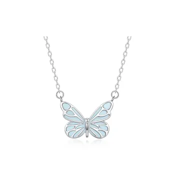 AFN 925 Sterling Silver Necklaces Women's