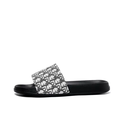 Locke Shock Absorbers With Slip Resistant Features Slide Slippers Men's Black Gray
