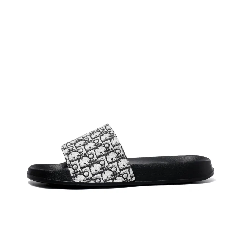 Locke Shock Absorbers With Slip Resistant Features Slide Slippers Men's Black Gray-0