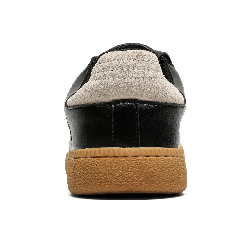 JOSINY Low Top Skateboard Shoes Unisex Black-2