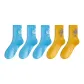 3 Light Blue and 2 Yellow