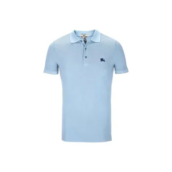 Burberry Polo Shirt Men's Sky Blue