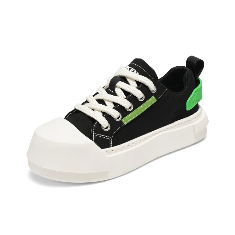 JKEM Slip Resistant Shock Absorbers With Abrasion Resistant Properties Low Top Skateboard Shoes Men's-1