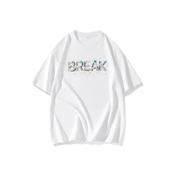 FAIRWHALE Drop Shoulder Sleeve T Shirt Women's