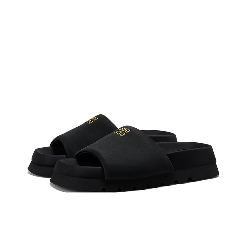 GG CC Slip Resistant Slide Slippers Women's Black-1