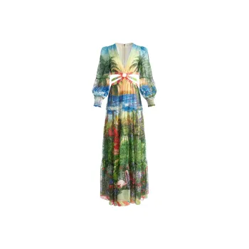 ALICE+OLIVIA Long Sleeved Dress Women's