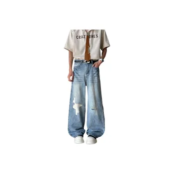 NVRFRGT Jeans Unisex Blue