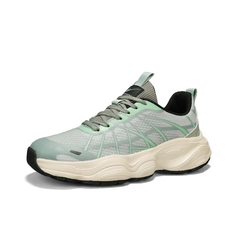 Binary Cushioning Lightweight Low Top Casual Shoes Men's Green-1