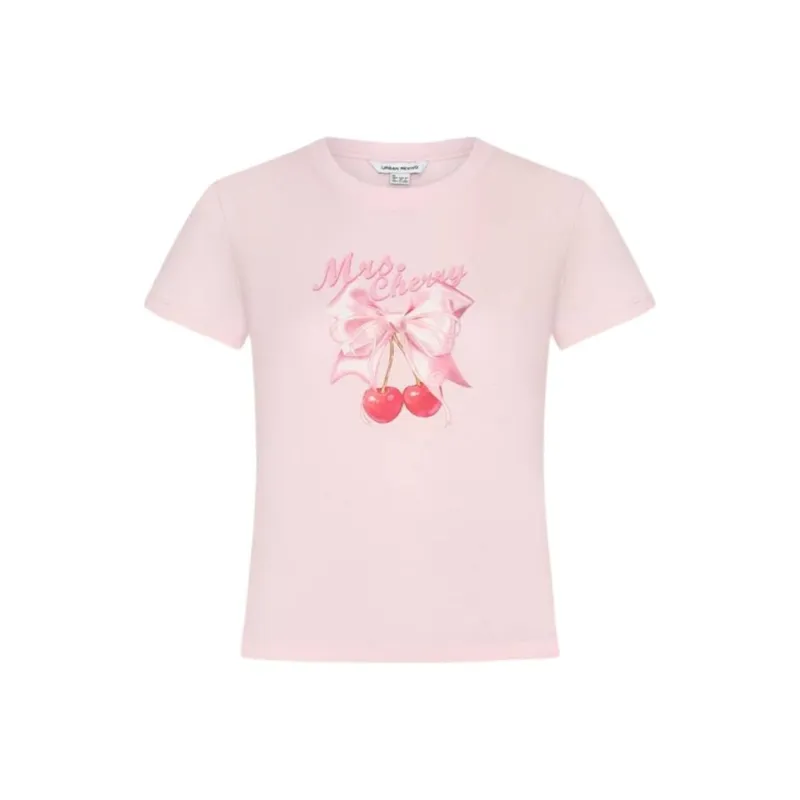 URBAN REVIVO T Shirts Women's Pink-0