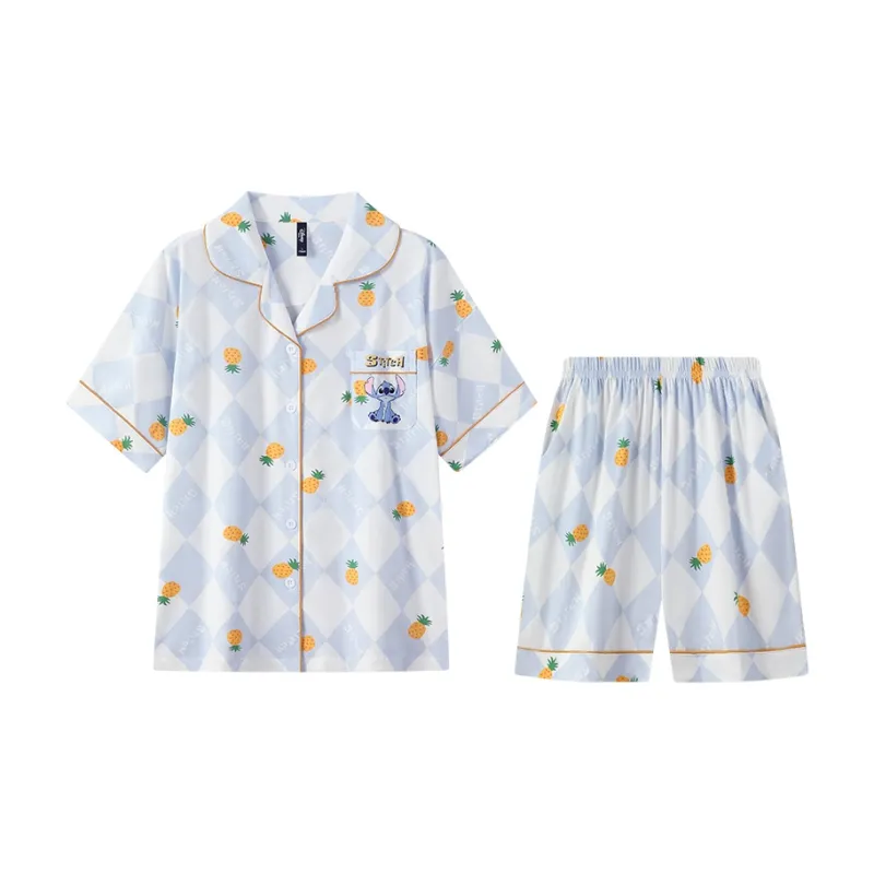 Gongdie Pajama Set Unisex Light Blue-5