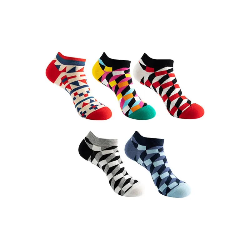 The Temptation Of The Muse No Show Socks Unisex 5 Pack-15