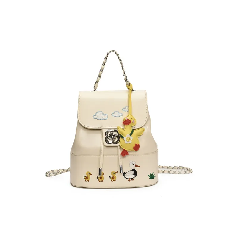 Yalu PU Backpack Unisex Multicolor-9