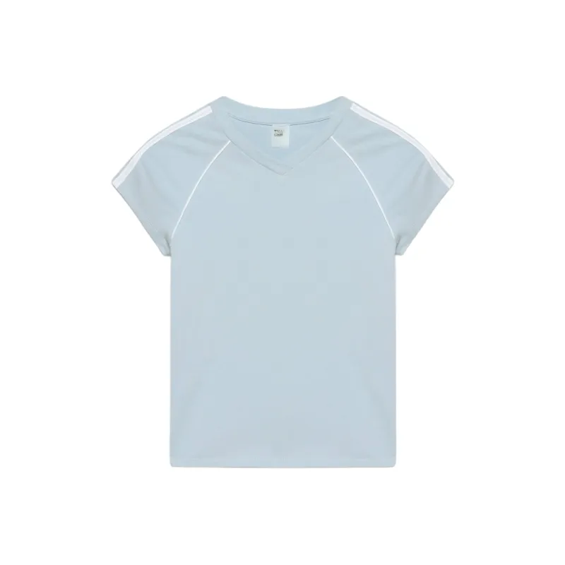 ARITZIA T Shirts Women's Dew Blue/White-0