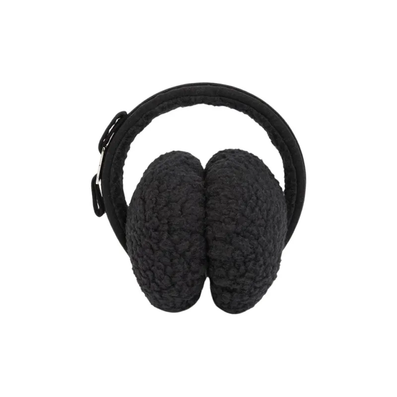 MARK & LONA Artificial Leather, Polyester Earmuffs Women's Black-2