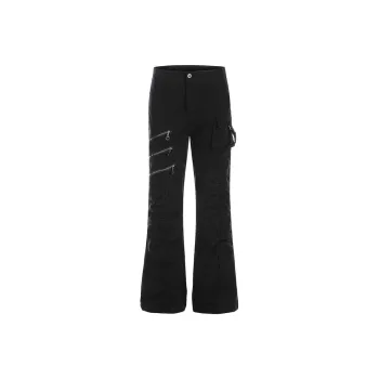 COOLALPACA Casual Pants Unisex Black