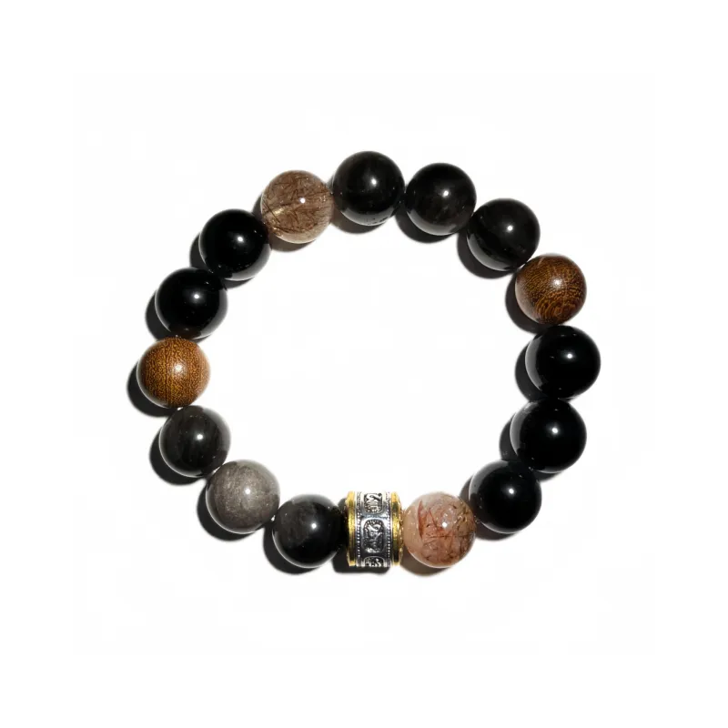 Fengyun Pavilion Obsidian Bracelets Unisex-0
