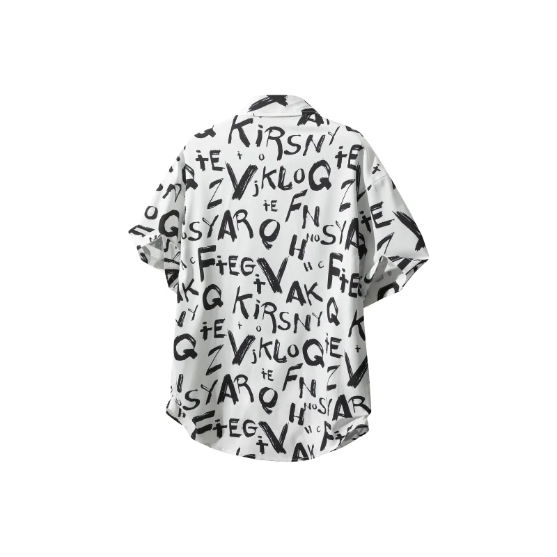 WKOOG Shirts Unisex Cool Letter-1