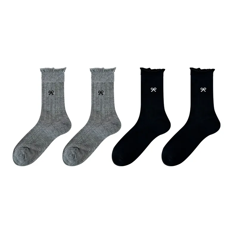 Moremoli Mid Calf Socks Women's 4 Pack-5