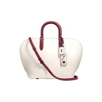 COACH Dakotah Cow Leather Handbag Crossbody Bag Women's Red White