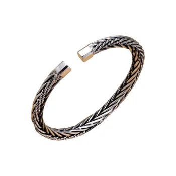 FUYUFU 999 Fine Silver Bangles Unisex