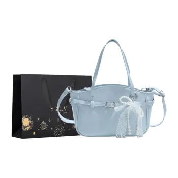 Yi Brigade PU One Shoulder Handbag Women's Blue/Pink/White/Black