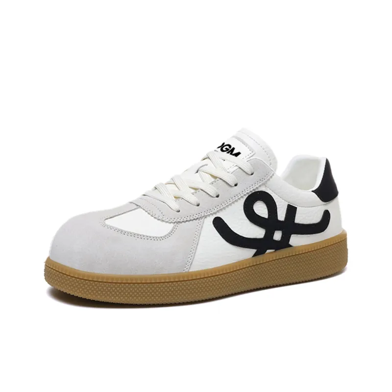 OUGLEMEN Coverage Slip Resistant And Abrasion Resistant Low Top Skateboard Shoes Men's-2