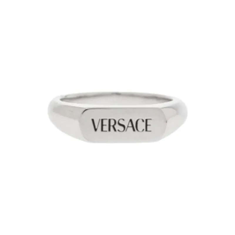 VERSACE Logo engraved Ring-0