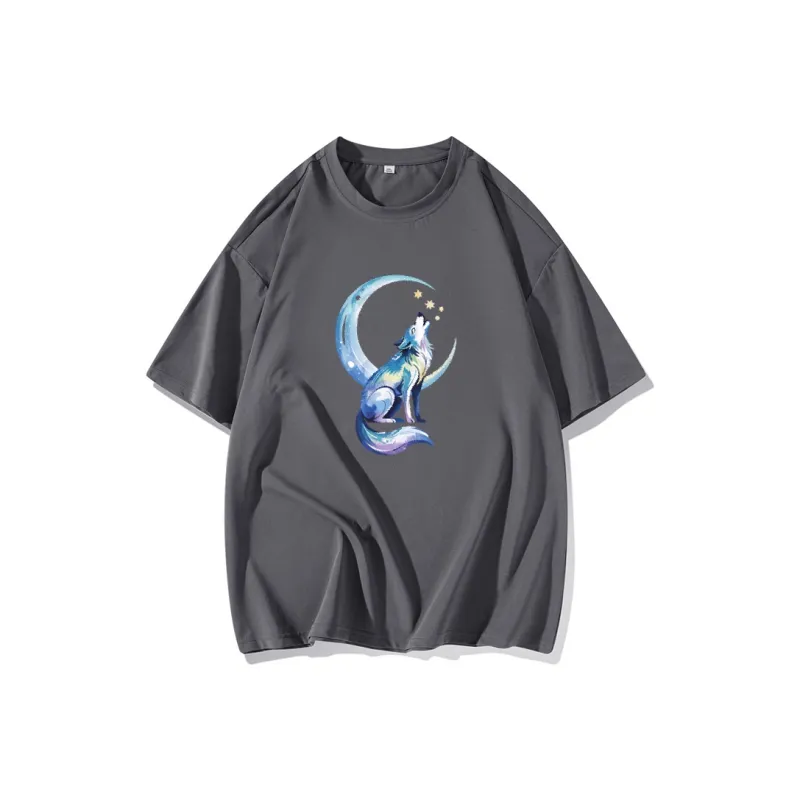 FAIRWHALE Drop Shoulder Sleeve T Shirt Women's-12