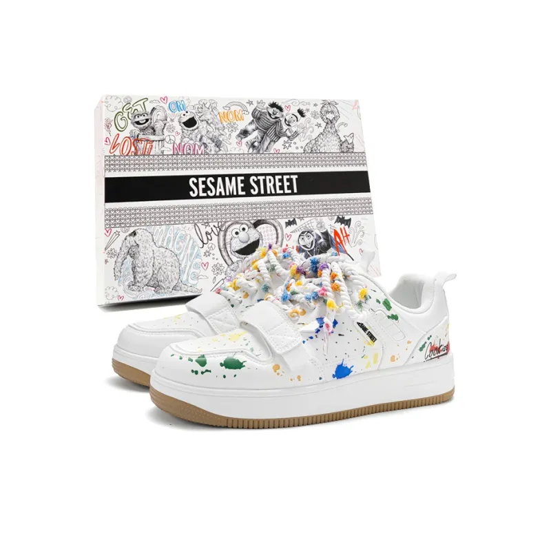 SESAME STREET Waterproof, Balanced, And Breathable Low Top Skateboard Shoes Unisex-1