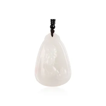 TAMINA Pendants White Jade Unisex
