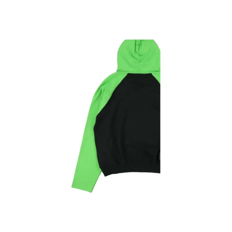 WE11DONE Sweatshirt Unisex Black Green-2