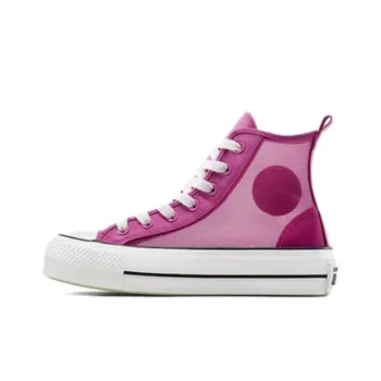Converse Chuck Taylor All Star Anti Slip Wear Resistant High Top Canvas Shoes Women's Pink Purple