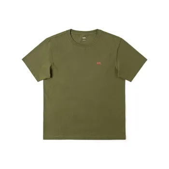 Lee T Shirts Men Olive Green
