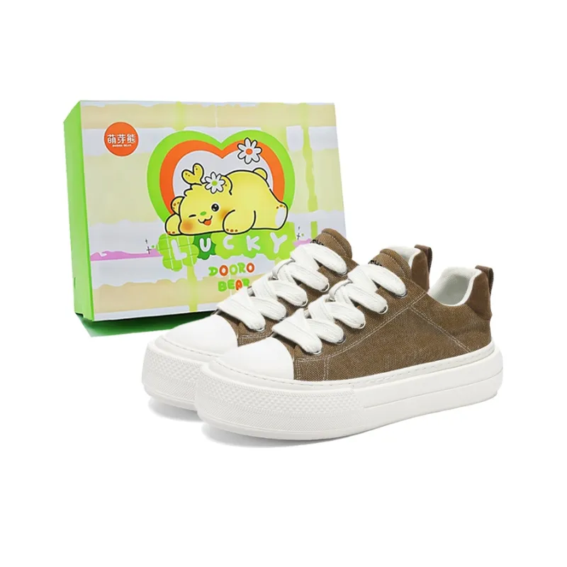 Budding Bear Slip Resistant, Abrasion Resistant, Breathable, Lightweight Low Top Canvas Shoes Men's-8