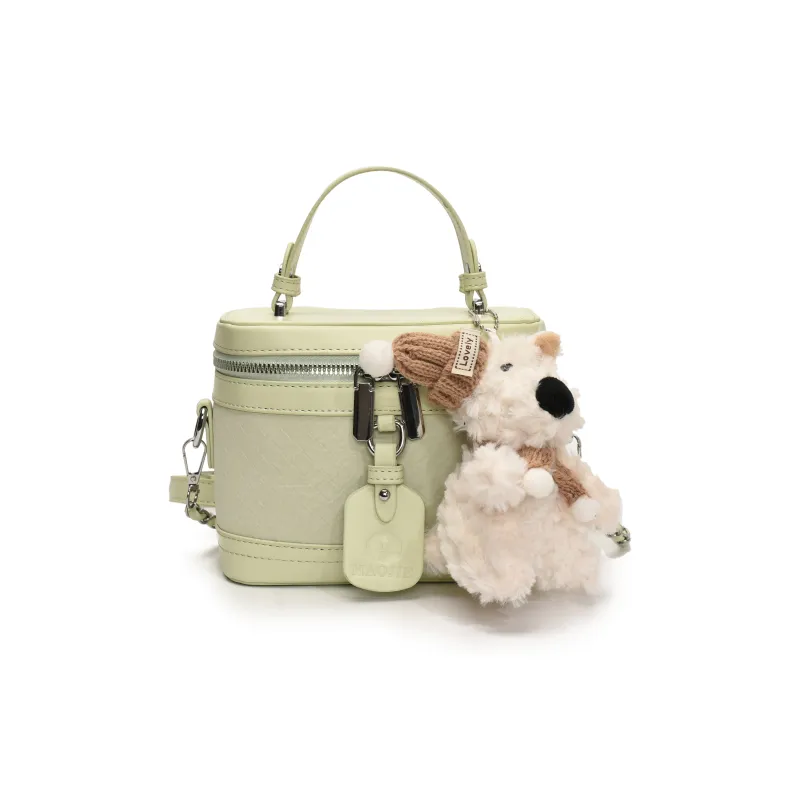 ZAVC PU Shoulder Bag, Crossbody Bag, Handbag Regular Women's Pink/Gray/Black/White/Light Green-20