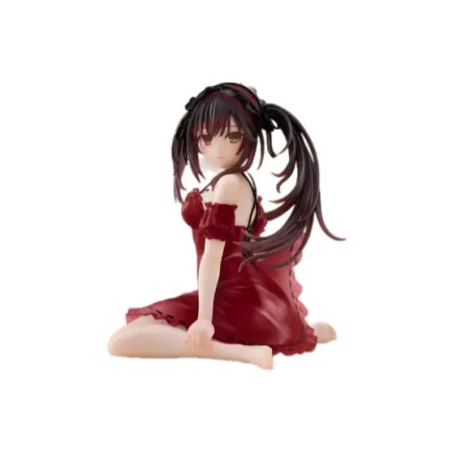 TAITO Date A Live V Desktop Cute Figure Tokisaki Kurumi Tokisaki, Pajamas, Improved Version Bonus Gifts