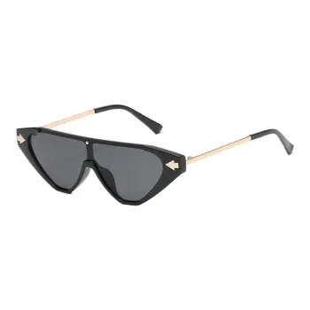 SOMAN Metal Irregular Shape Sunglasses Unisex
