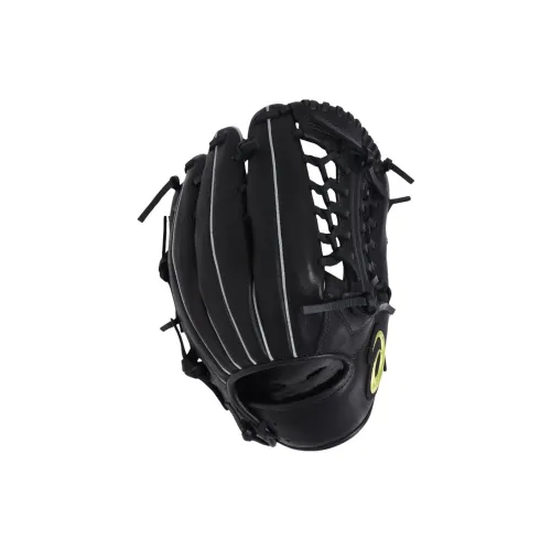 Asics Baseball Gloves Catcher's Glove Leather Unisex Black