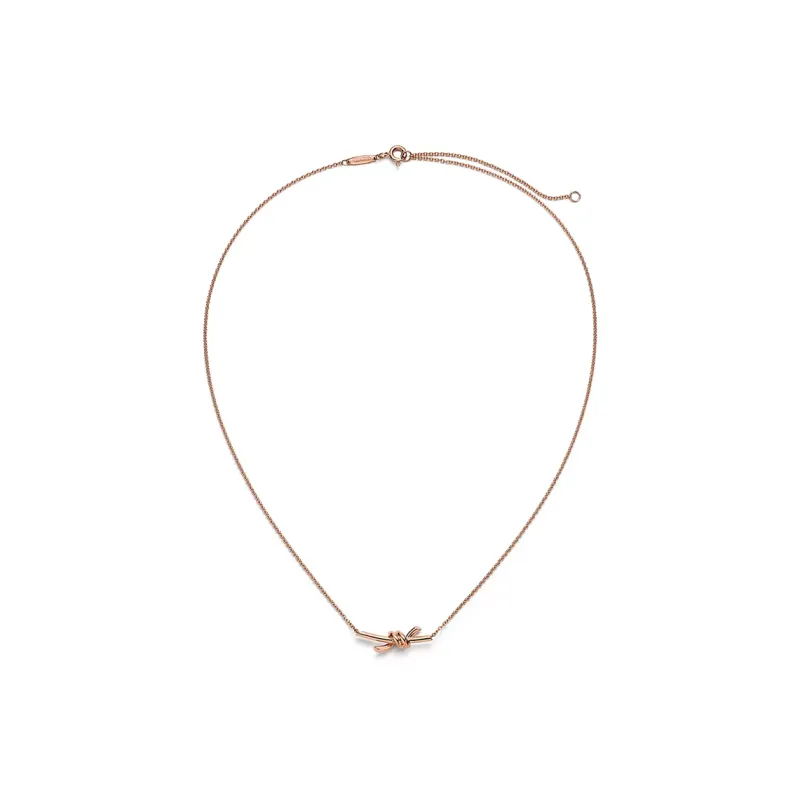 TIFFANY & CO. 18K Rose Gold Necklaces Women's Rose Gold-2