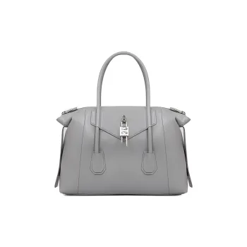 GIVENCHY Antigona4G Calfskin Tote Bag Shopping Bag Handbag Women's Gray