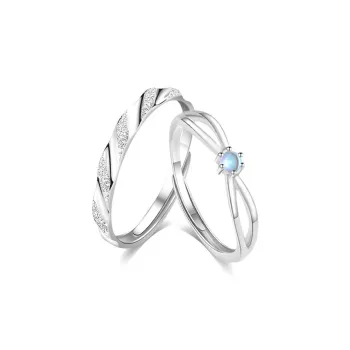 Master Kim Glass Cat Eye Adjustable Ring Unisex